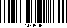 Código de barras (EAN, GTIN, SKU, ISBN): '14635.06'