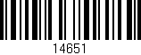 Código de barras (EAN, GTIN, SKU, ISBN): '14651'