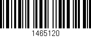 Código de barras (EAN, GTIN, SKU, ISBN): '1465120'