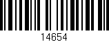 Código de barras (EAN, GTIN, SKU, ISBN): '14654'