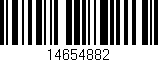 Código de barras (EAN, GTIN, SKU, ISBN): '14654882'