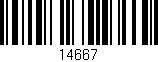 Código de barras (EAN, GTIN, SKU, ISBN): '14667'
