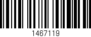 Código de barras (EAN, GTIN, SKU, ISBN): '1467119'