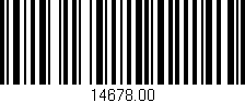 Código de barras (EAN, GTIN, SKU, ISBN): '14678.00'