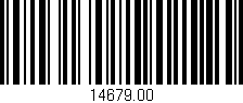 Código de barras (EAN, GTIN, SKU, ISBN): '14679.00'