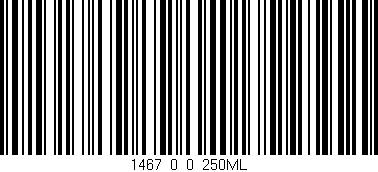 Código de barras (EAN, GTIN, SKU, ISBN): '1467_0_0_250ML'