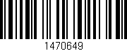 Código de barras (EAN, GTIN, SKU, ISBN): '1470649'