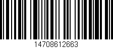 Código de barras (EAN, GTIN, SKU, ISBN): '14708612663'