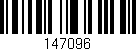 Código de barras (EAN, GTIN, SKU, ISBN): '147096'