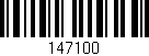 Código de barras (EAN, GTIN, SKU, ISBN): '147100'