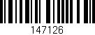 Código de barras (EAN, GTIN, SKU, ISBN): '147126'