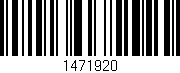 Código de barras (EAN, GTIN, SKU, ISBN): '1471920'