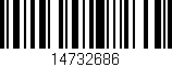 Código de barras (EAN, GTIN, SKU, ISBN): '14732686'