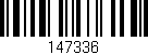 Código de barras (EAN, GTIN, SKU, ISBN): '147336'