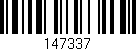 Código de barras (EAN, GTIN, SKU, ISBN): '147337'