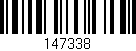 Código de barras (EAN, GTIN, SKU, ISBN): '147338'