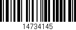 Código de barras (EAN, GTIN, SKU, ISBN): '14734145'