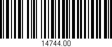 Código de barras (EAN, GTIN, SKU, ISBN): '14744.00'