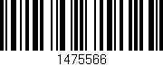 Código de barras (EAN, GTIN, SKU, ISBN): '1475566'