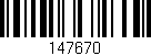 Código de barras (EAN, GTIN, SKU, ISBN): '147670'