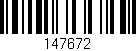 Código de barras (EAN, GTIN, SKU, ISBN): '147672'