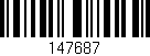Código de barras (EAN, GTIN, SKU, ISBN): '147687'