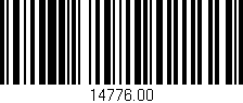 Código de barras (EAN, GTIN, SKU, ISBN): '14776.00'