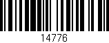 Código de barras (EAN, GTIN, SKU, ISBN): '14776'