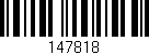 Código de barras (EAN, GTIN, SKU, ISBN): '147818'