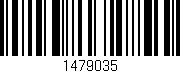 Código de barras (EAN, GTIN, SKU, ISBN): '1479035'