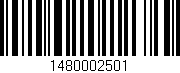 Código de barras (EAN, GTIN, SKU, ISBN): '1480002501'