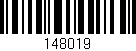 Código de barras (EAN, GTIN, SKU, ISBN): '148019'