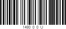 Código de barras (EAN, GTIN, SKU, ISBN): '1480_0_0_U'