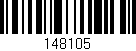 Código de barras (EAN, GTIN, SKU, ISBN): '148105'
