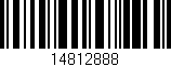 Código de barras (EAN, GTIN, SKU, ISBN): '14812888'