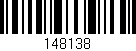 Código de barras (EAN, GTIN, SKU, ISBN): '148138'