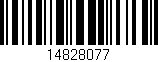 Código de barras (EAN, GTIN, SKU, ISBN): '14828077'