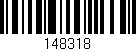 Código de barras (EAN, GTIN, SKU, ISBN): '148318'