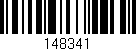 Código de barras (EAN, GTIN, SKU, ISBN): '148341'