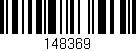 Código de barras (EAN, GTIN, SKU, ISBN): '148369'
