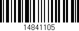 Código de barras (EAN, GTIN, SKU, ISBN): '14841105'