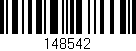 Código de barras (EAN, GTIN, SKU, ISBN): '148542'