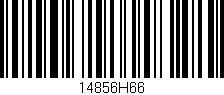 Código de barras (EAN, GTIN, SKU, ISBN): '14856H66'