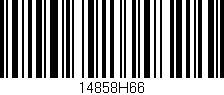 Código de barras (EAN, GTIN, SKU, ISBN): '14858H66'