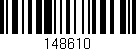 Código de barras (EAN, GTIN, SKU, ISBN): '148610'