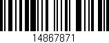 Código de barras (EAN, GTIN, SKU, ISBN): '14867871'