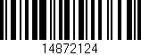 Código de barras (EAN, GTIN, SKU, ISBN): '14872124'