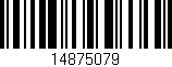 Código de barras (EAN, GTIN, SKU, ISBN): '14875079'