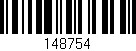 Código de barras (EAN, GTIN, SKU, ISBN): '148754'