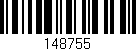 Código de barras (EAN, GTIN, SKU, ISBN): '148755'